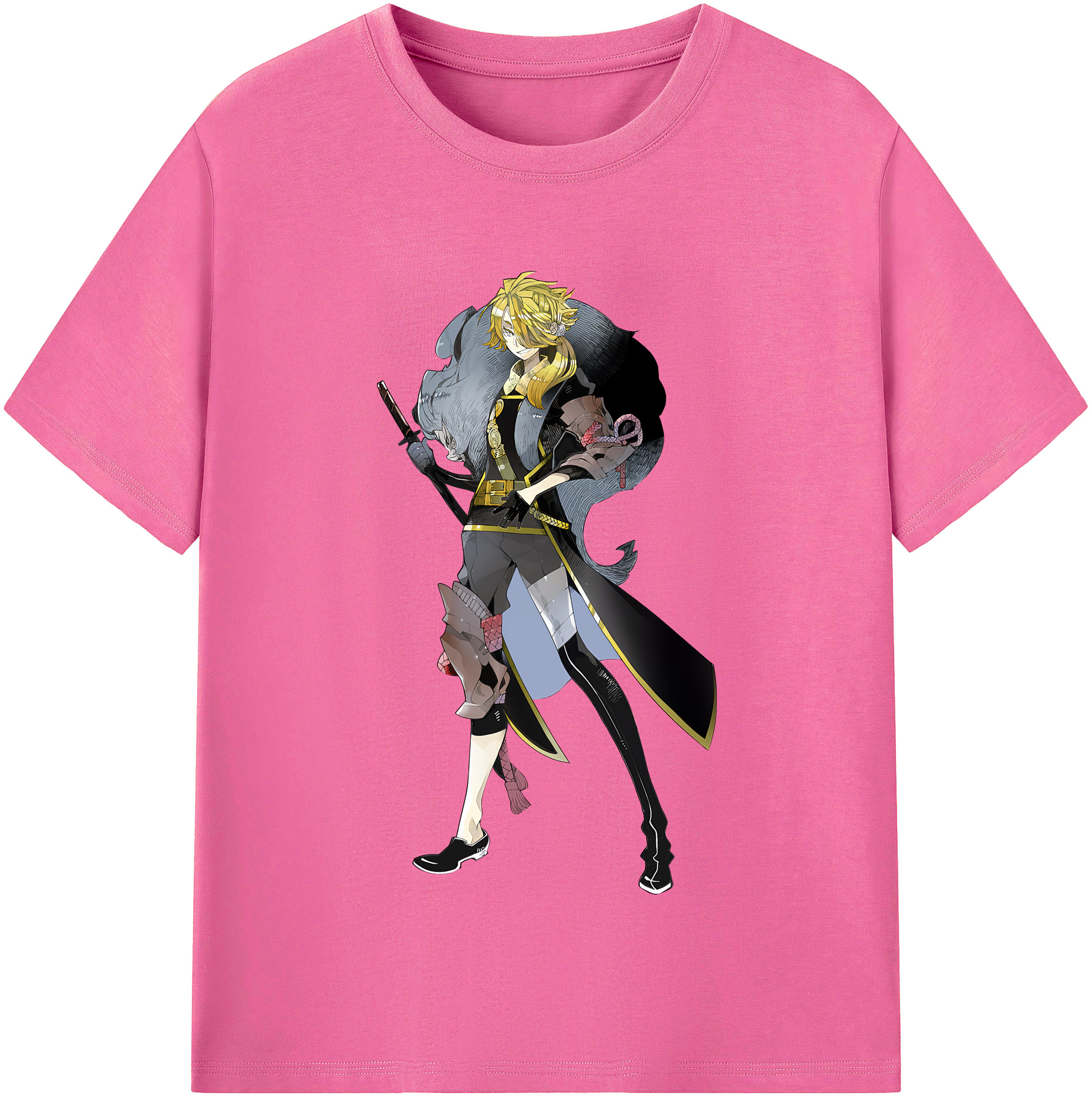 （画像用） 刀剣乱舞 Touken Ranbu レディースカジュアルプリントTシャツ（綿100％）
